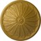 Ekena Millwork Brontes Ceiling Medallion (Fits Canopies up to 3 5/8"), 25 1/2"OD x 5 1/2"P, Pharaohs Gold CM25BRPGS - alternate 1